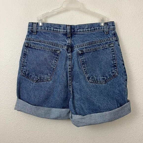 vintage 90s denim high waisted shorts - Picture 3 of 8